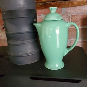 Fiesta Green Coffee Pot
